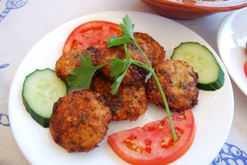 Griechische Küche - Tomatenbällchen