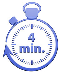 4 Minutes Chrono - Bleu