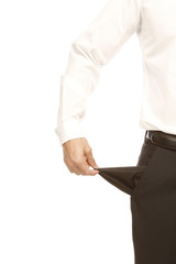 Empty Pocket Isolated