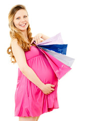 young pregnant woman