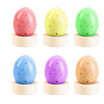 color eggs for holiday easter, background