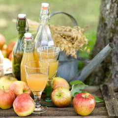 Erntezeit, Apfelsaft