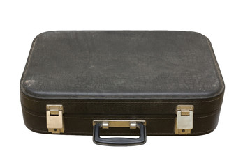 old black suitcase