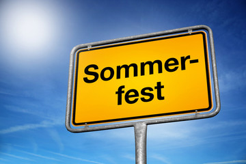 Obraz premium Sommerfest