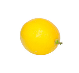 Lemon on a white background