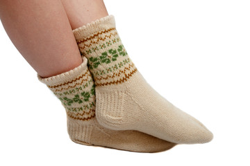 handmade wool socks