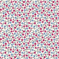 Seamless pattern with small flowers