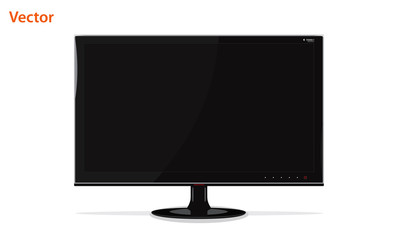 lcd monitor is black