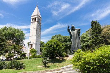 Statue, Gregor von Nin, Split in Kroatien