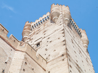 castillo de coca en medina del campo,valladolid ,españa
