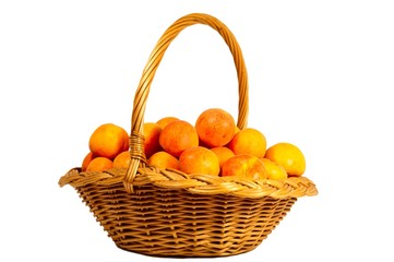 Basket with Apricots