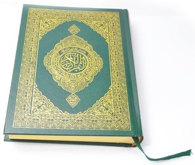 Holy Quran Isolated With a white background