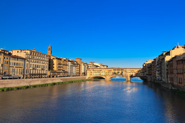 Obraz premium Ponte Vecchio Bridge, Italy