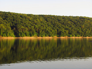 dnister river, panorama