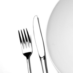 Place Setting on White