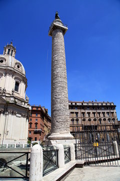 Colonna Traiana, Roma