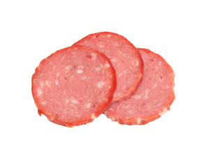sausage on a white background
