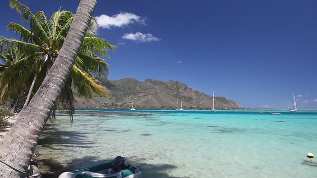 Shallow Lagoon of Tahiti Island