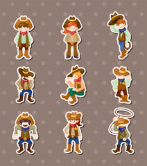 cowboy stickers