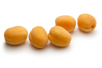 Heap of ripe apricots