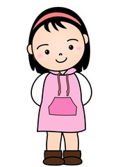 女の子