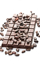 chocolate and cocoa beans