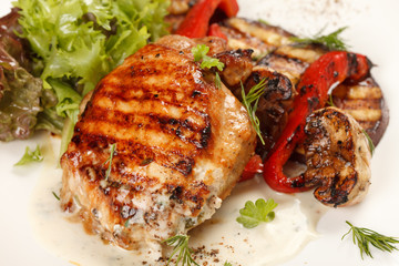 Chicken Steak with vegetables