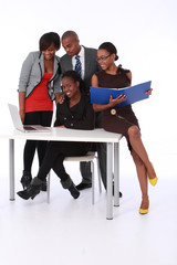 Obraz premium collegues working