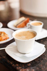 coffee with cake