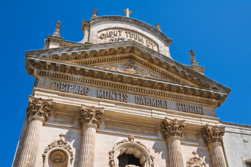 Church of Carmine. Ostuni. Puglia. Italy.