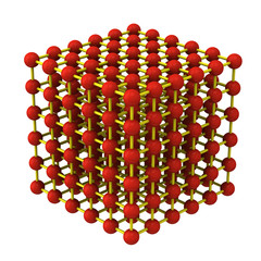 Crystal lattice system 3d