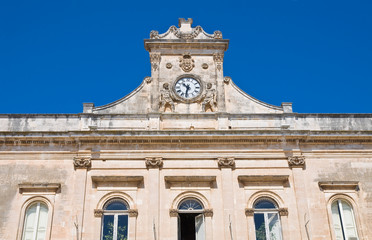 Town Hall Building. Ostuni. Puglia. Italy.