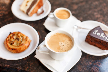 coffee with cake