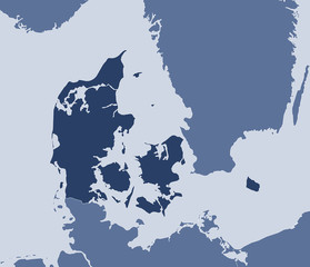 Map of Danmark