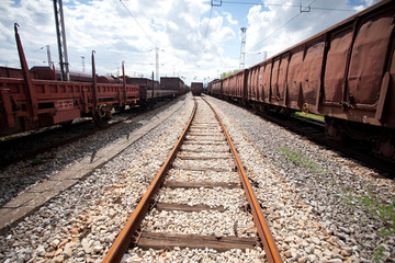 approaching a railway station