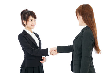 Beautiful business women. Portrait of asian.