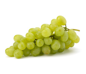 Perfect bunch of white grapes