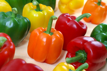 Colored bell peppers
