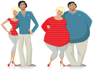Dieting couple