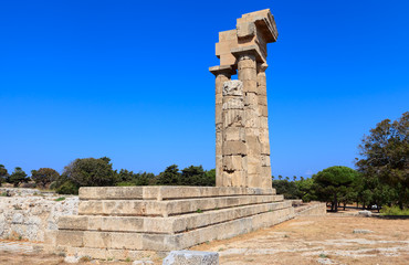 Fototapeta na wymiar Akropol w Rodos