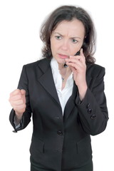 Angespanntes Telefonat