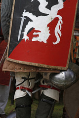 Detailaufnahme eines Ritters