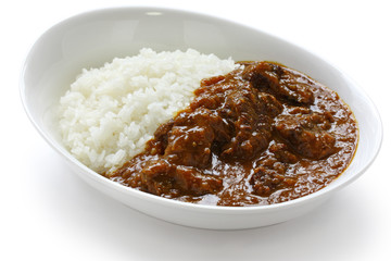 beef curry on rice