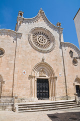 Fototapeta na wymiar Katedra Ostuni. Puglia. Włochy.