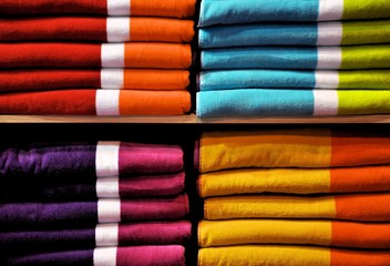 Colorful towels