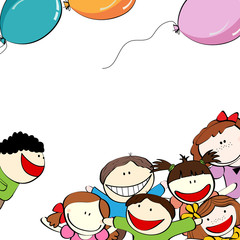 Fototapeta premium funny kids