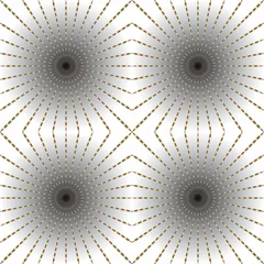 Photo sur Plexiglas Psychédélique Modèle sans couture, avec effet d& 39 illusion d& 39 optique
