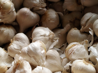 Bulk Garlic in Bin Outdoor Farmers Market