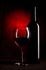 Wine Bottle With Glasses