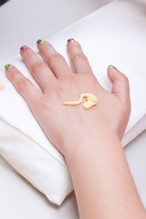 Manicure procedure